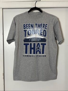 Been There Toured That Cowboys Stadium Graphic T‑Shirt - Gray